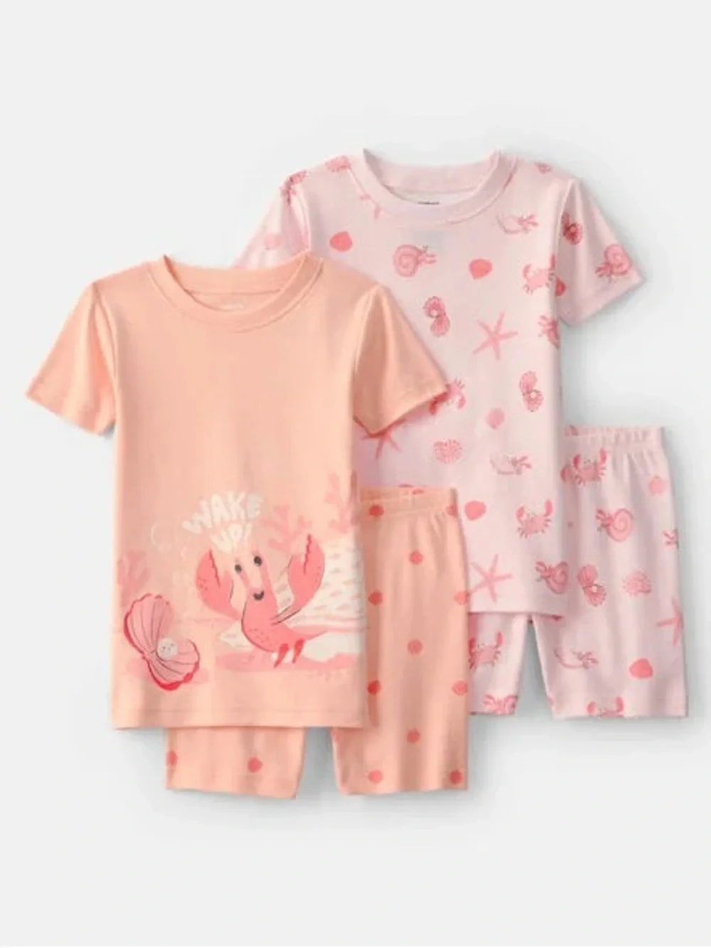 Carter's Baby Girls Sea Ocean Cotton Pajama Sets 18M
